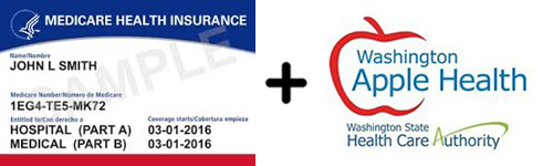 Image of Medicare & AppleHealth cards