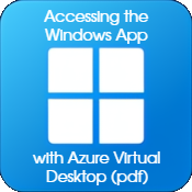window app with azure virtual desktop