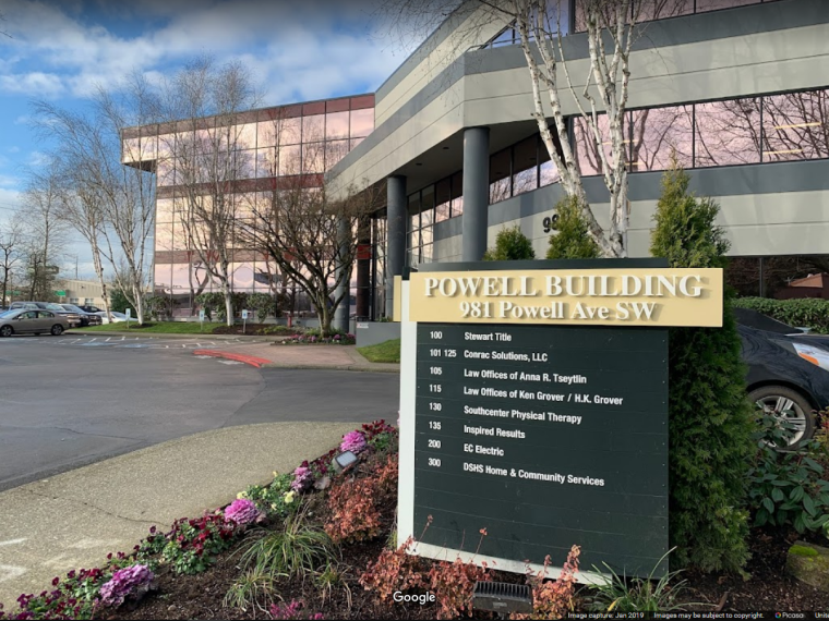 Exterior photo of Renton office